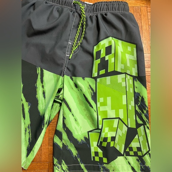 Minecraft Boys Sz 14/16 Swim Shorts with built in - Picture 3 of 6